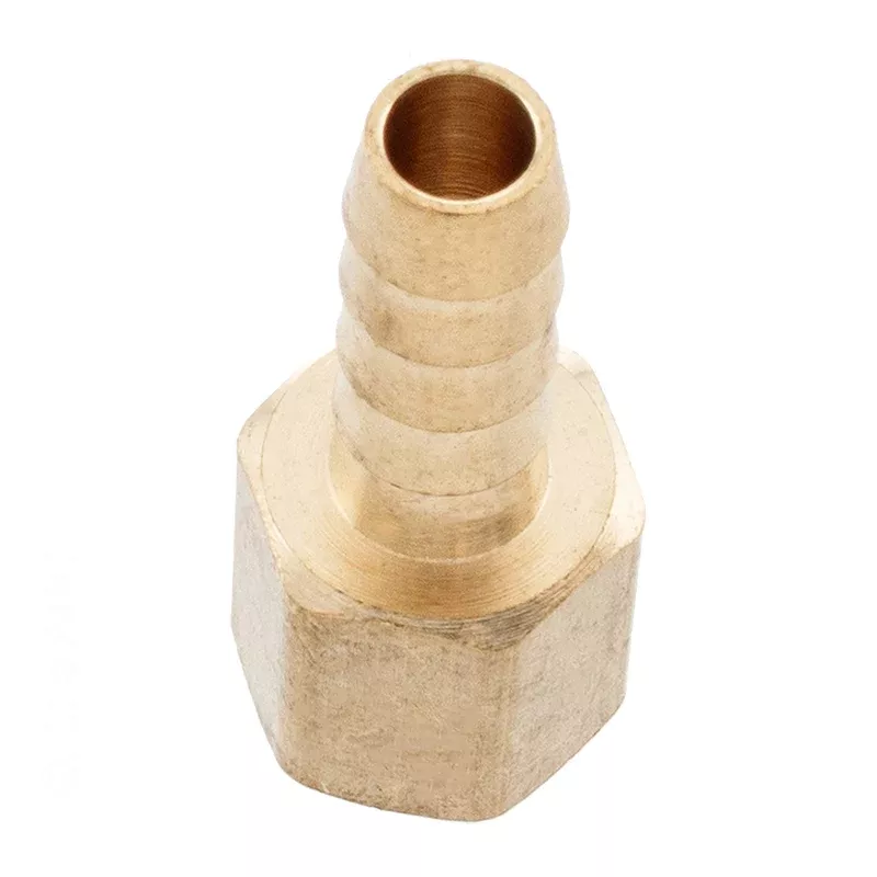 .25" BARB HOSE X 1/8" FPT BRASS FITTING