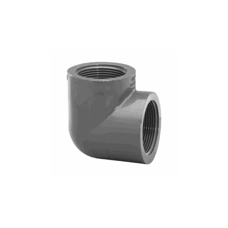 .5" FPT 90 ELBOW SCHEDULE 80 GRAY