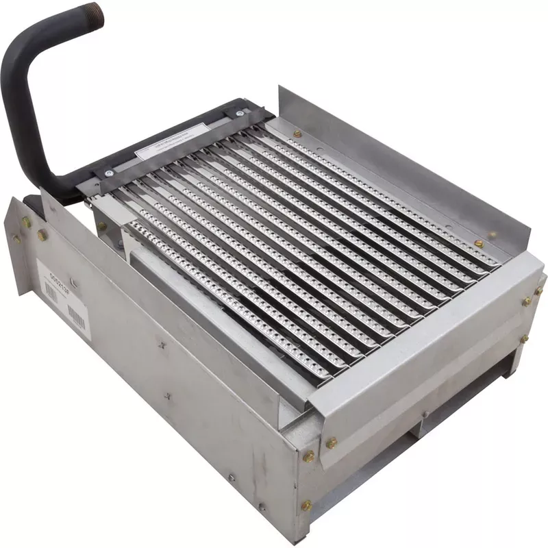 Burner Tray, Raypak Model R185, with Burner, Sea Level