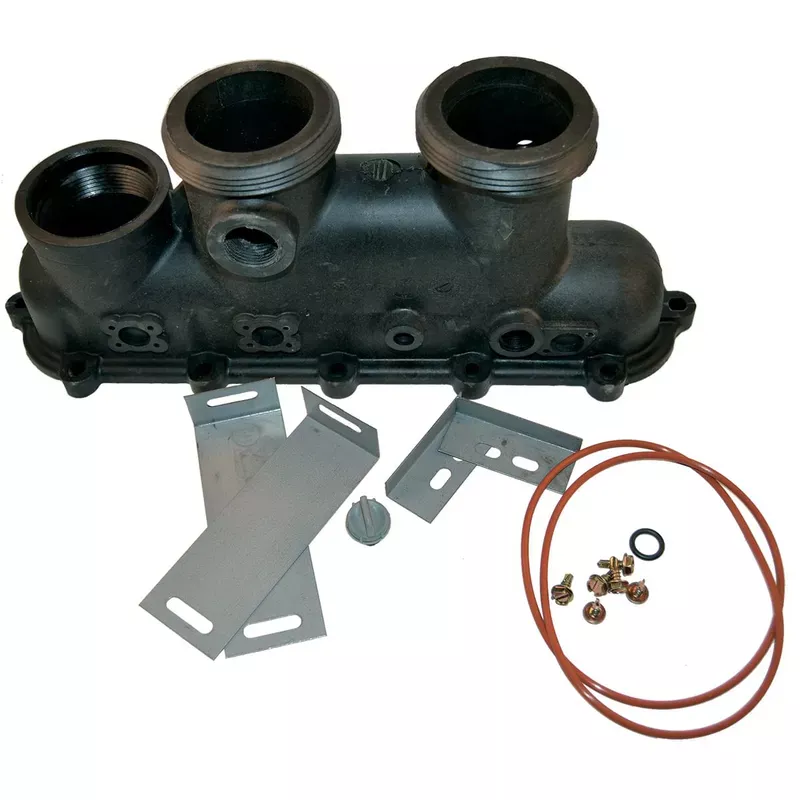Raypak 006706F Heater Inlet/Outlet Header | OEM Replacement Part