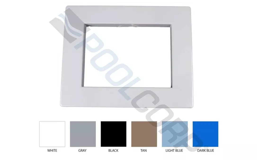 Super-Pro 25540-004-020 8.75 ” x 10.5 ” Black Standard Skimmer Faceplate Cover
