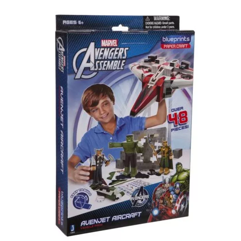 Zoofies Avengers Avenjet Papercraft Aircraft Builder Pack